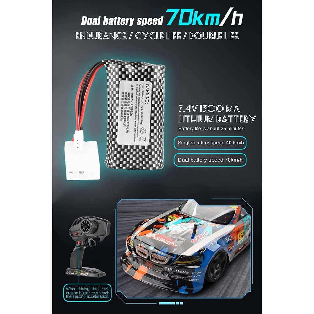 Amazon.co.jp: JLLING 45CM1：10スケールRCドリフトカー2.4GhzRC