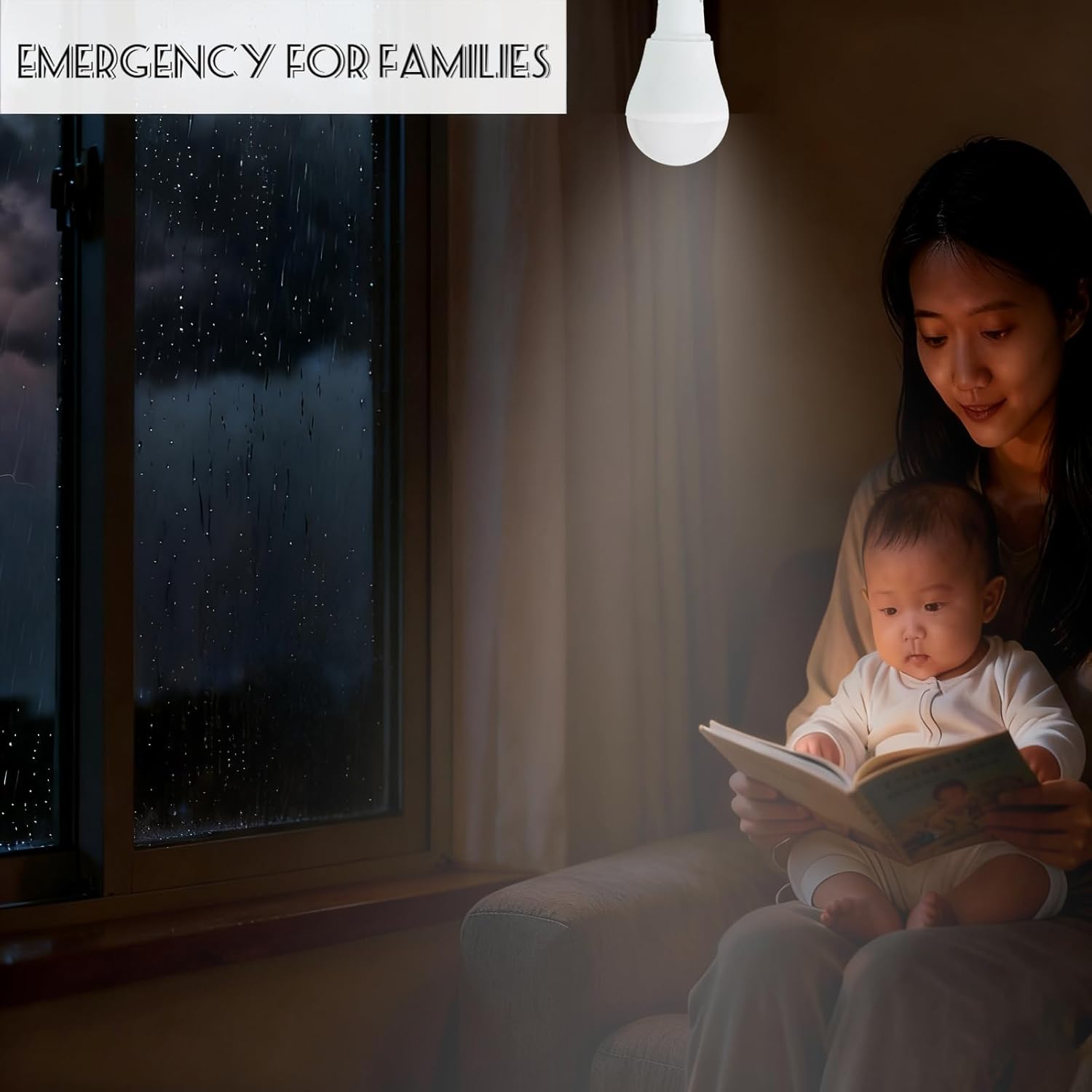 5 Pcs Solar Light Bulbs LED Waterproof Bulb Portable Emergency Solar Powered Light, for Indoor Outdoor Camping Night Fishing