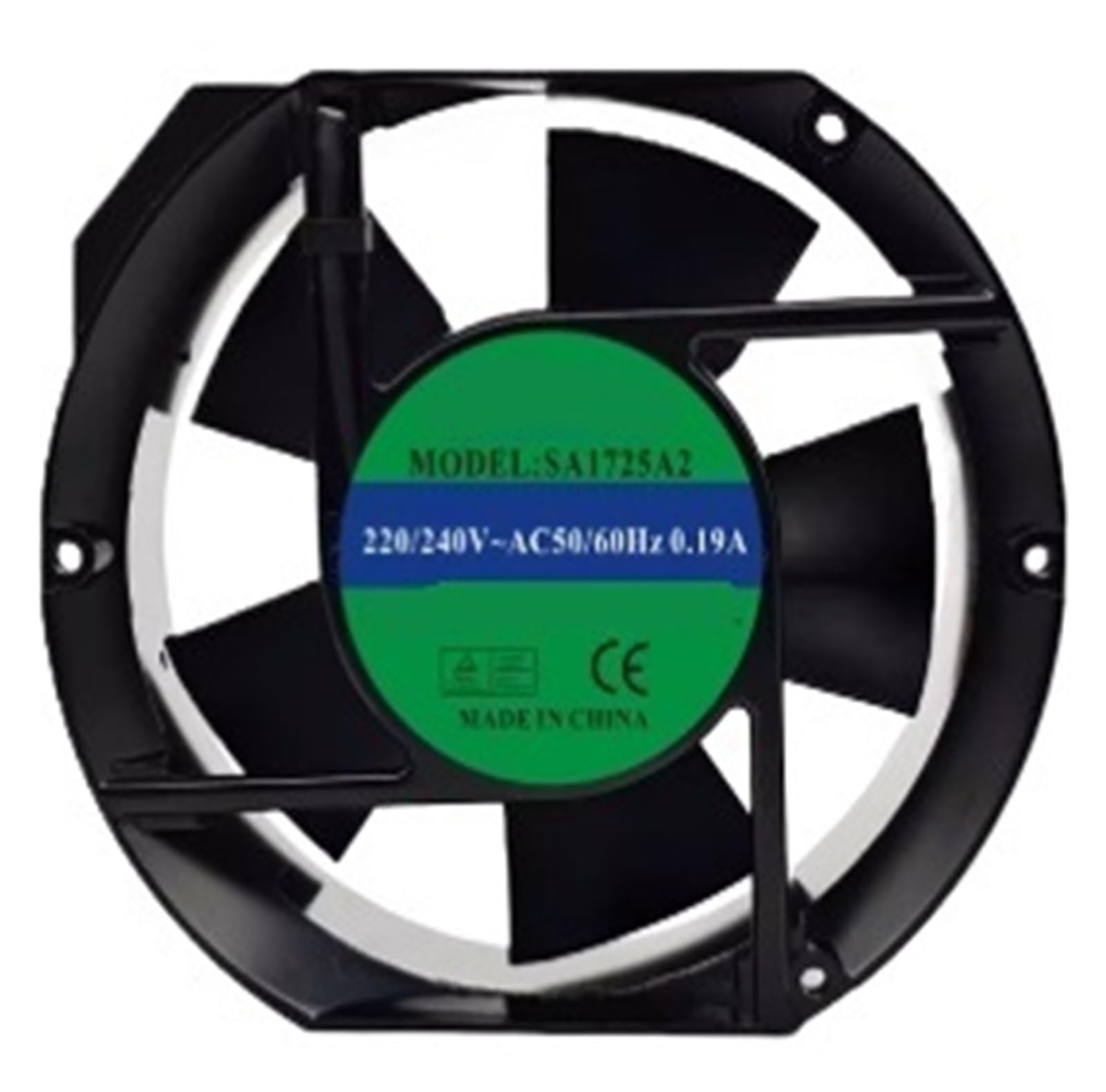 Lzikkgki One Color Sa1725a2 Ac 240V 0.19A 172X150x51mm 2-Wire Cooling Fan