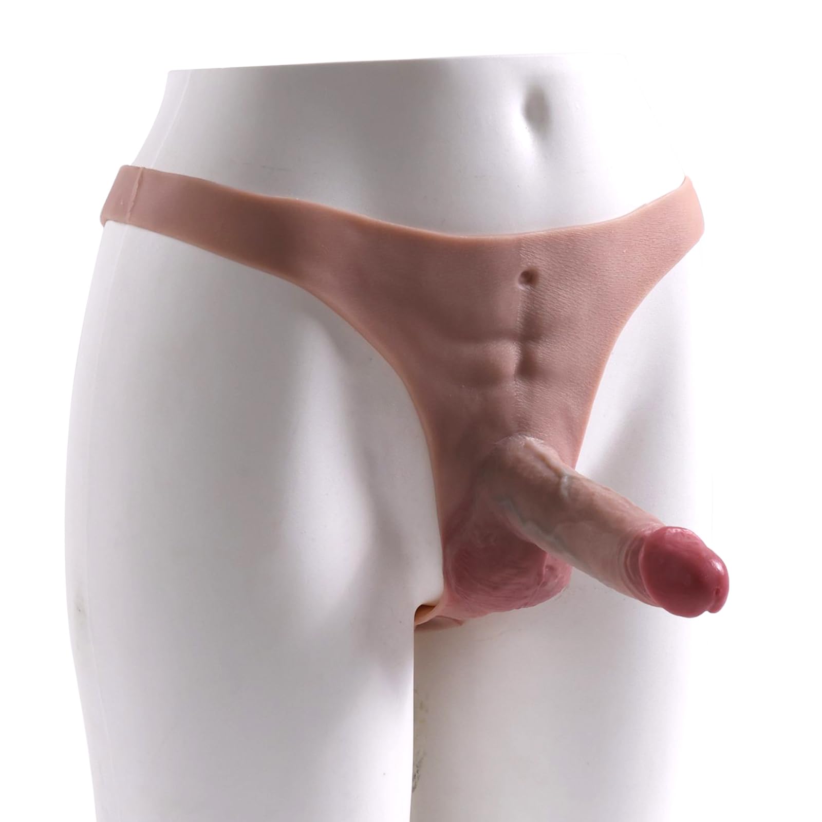 BDSMYEE Dildo in silicone con cinturino, giocattolo erotico per donne e lesbiche, pantaloni a forma di pene, dildo anale, coda di dildo, masturbatore a forma di pene con cinturino per coppie
