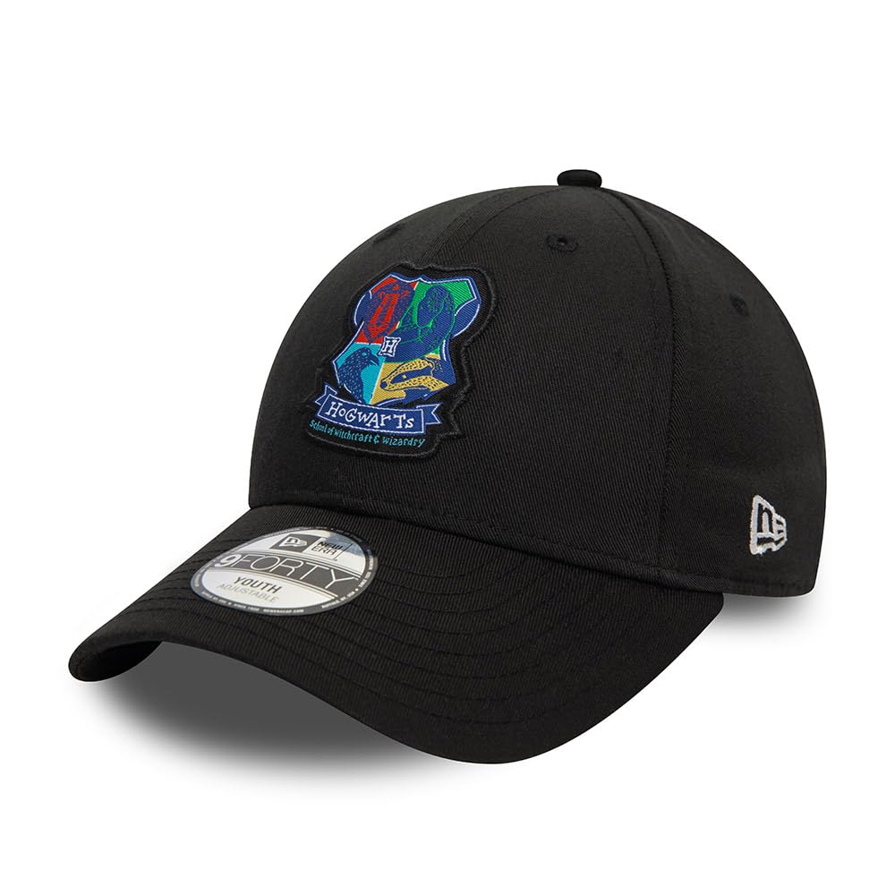 New Era Black 9Forty Kids Youth Cap - Harry Potter Hogwarts - Youth