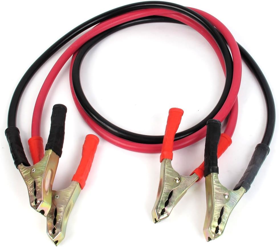 2 Pcs 10Ft 4 Gauge Jumper Cable 600Amp Car Booster Jumping Cables