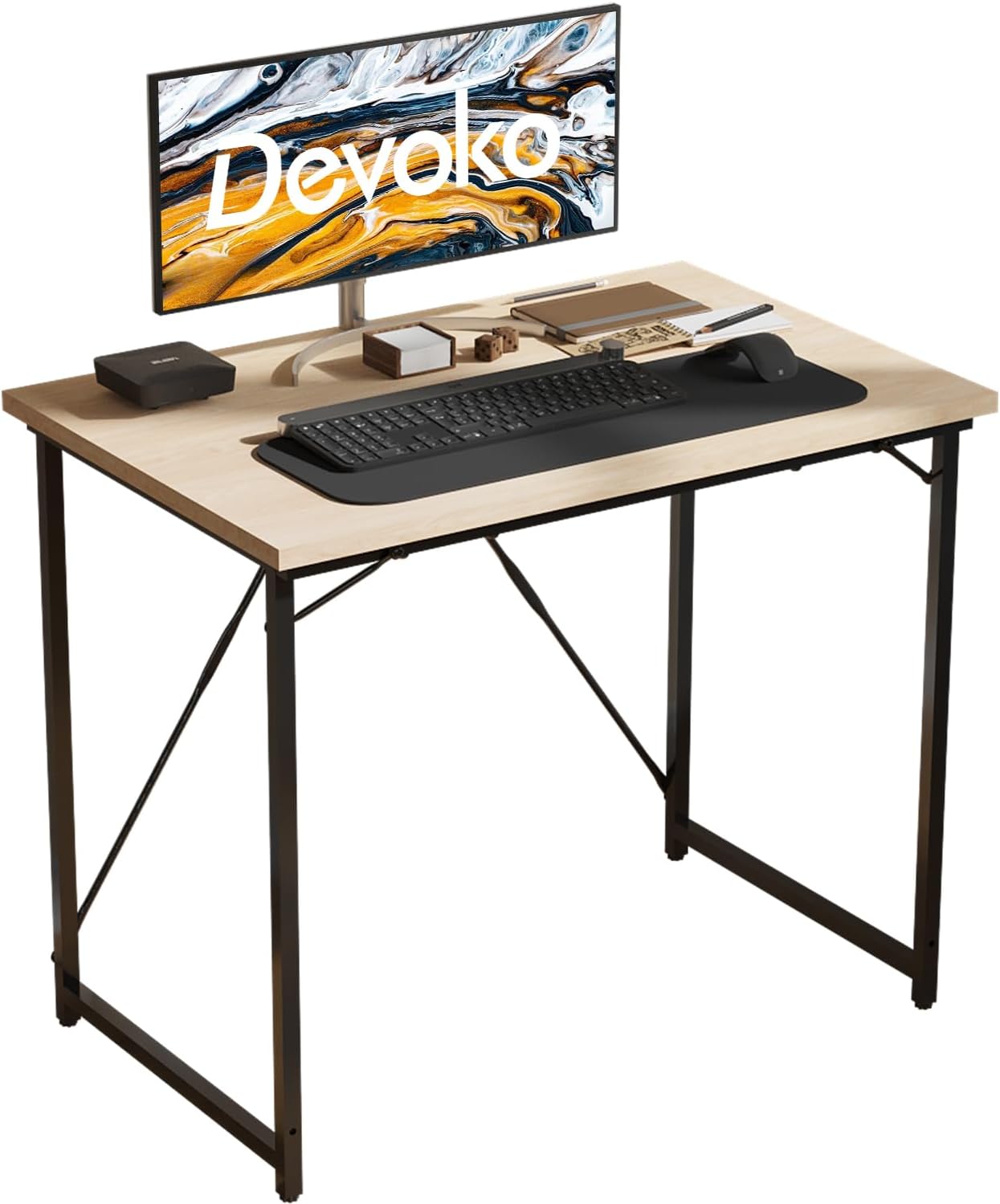 Devoko Computer Desk 80cm, Home Office desk, Study Writing Small Desks
