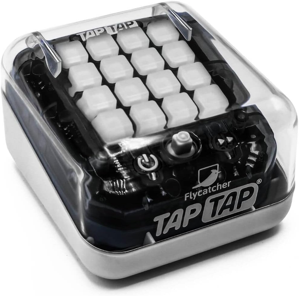 Flycatcher TAP181-08 TapTap Smart Fidget, Palm Size Gadget, High-tech Games, Travel Toy, Gift for Age 5+, Colours Vary