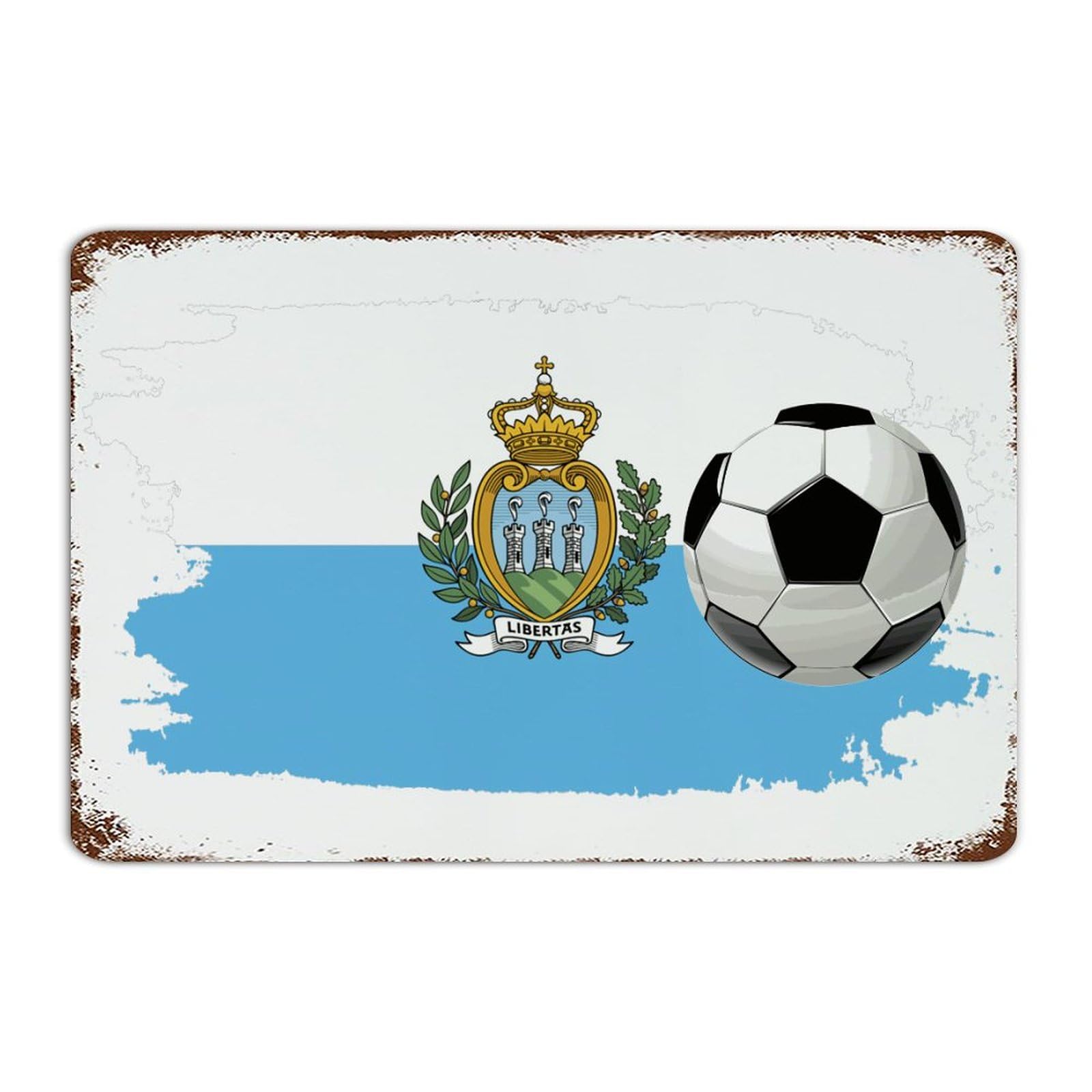 Décoration murale football pour clôture et terrasse en aluminium durable