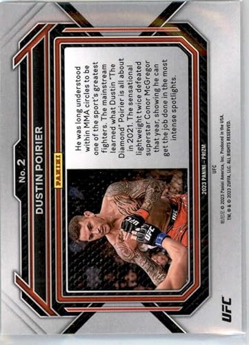 Miniatura 2 de Dustin Poirier 2023 Panini Prizm UFC #2 NM+-MT+ MMA Fighting Horizontal