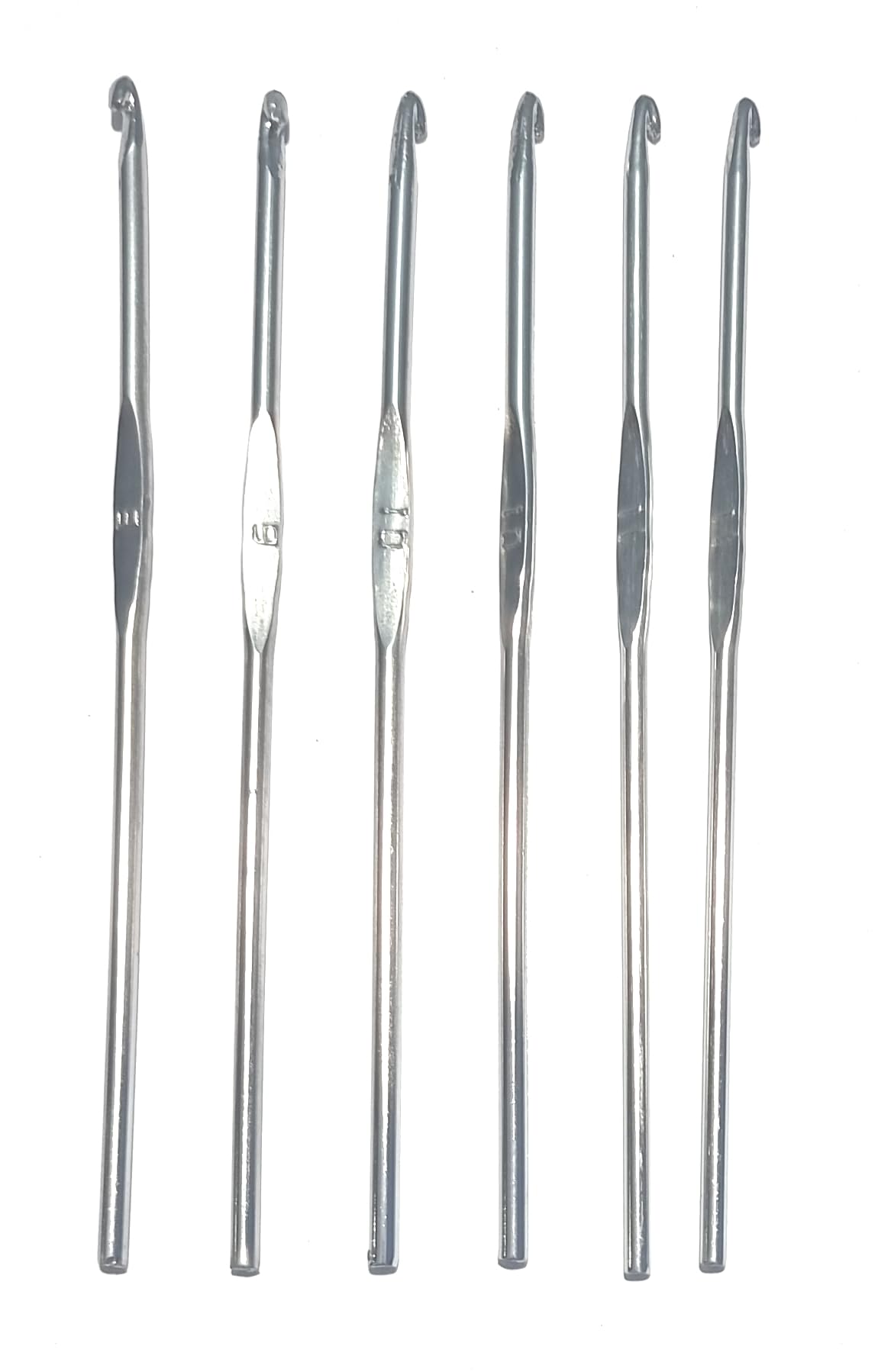 HIMMU'S FASHION HUB Stainless Steel No.9, No.10 & No.11 Crochet Hooks (kiroshiya) Knitting Needles for Sewing Craft Woolen Cloth (Set of 2 Each Size)-picture-15