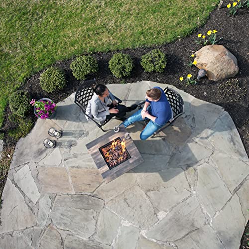 Endless Summer, The Riley, 28" Square Lp Outdoor Gas Fire Pit #TOP6