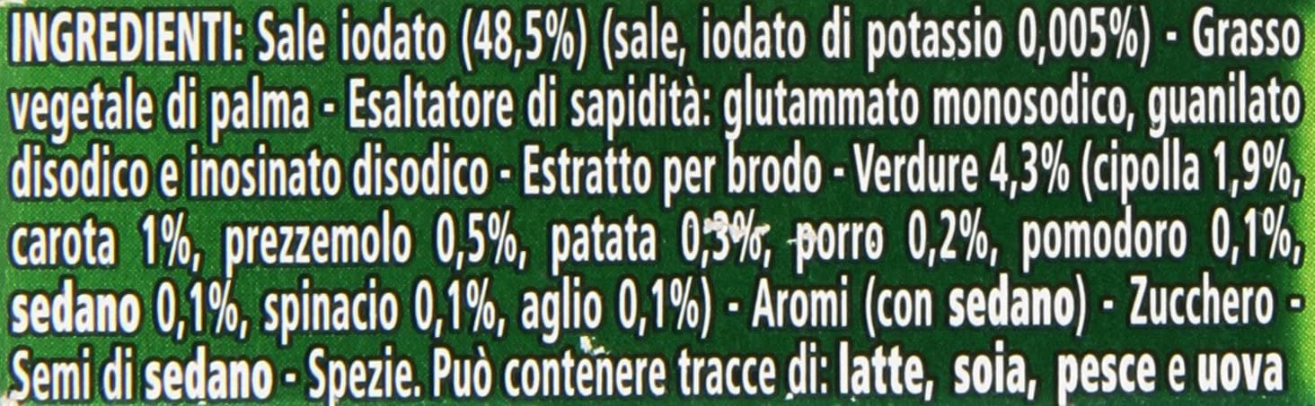 Star il Mio Dado 12 vegetales con 9 verduras sin conservantes sin lactosa ni glutenfre italian gourmet polpa 400 g