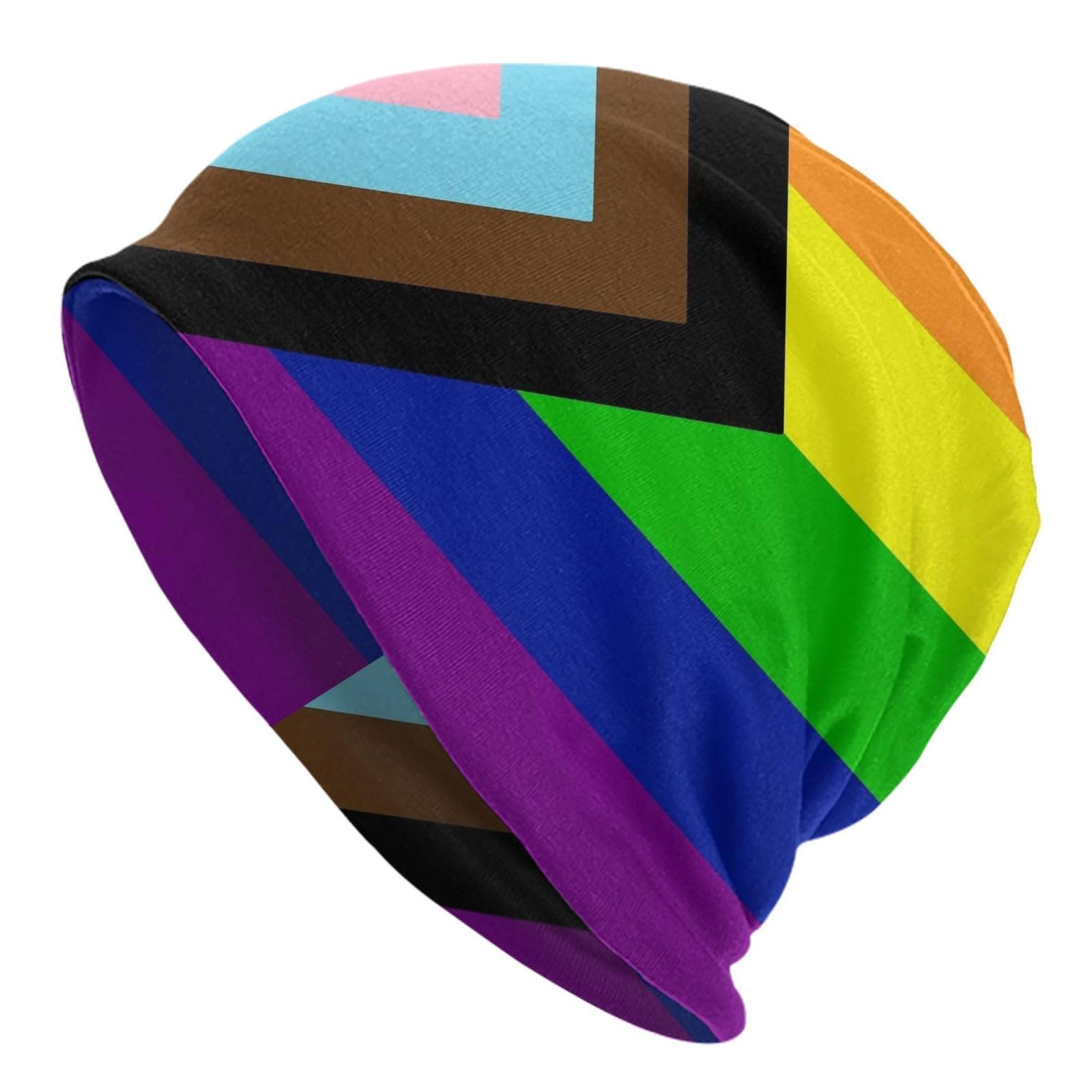 Suyxkop Jamaica Flag Beanie hat Knit hat Skull Cap Slouchy Warm Headwear for Jogging Cycling Adult Women Men