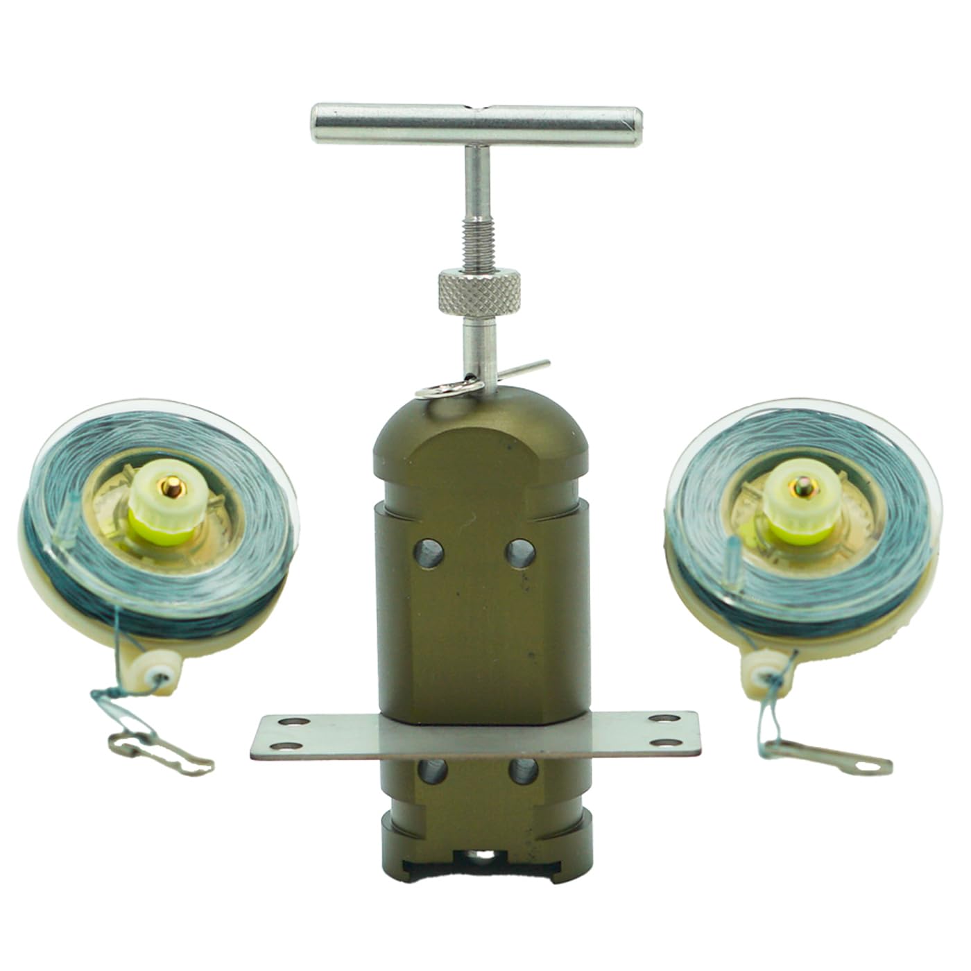 Trip Wire Reel And Trip Alarm Bundle Set - 12 Gauge Quad 0.9