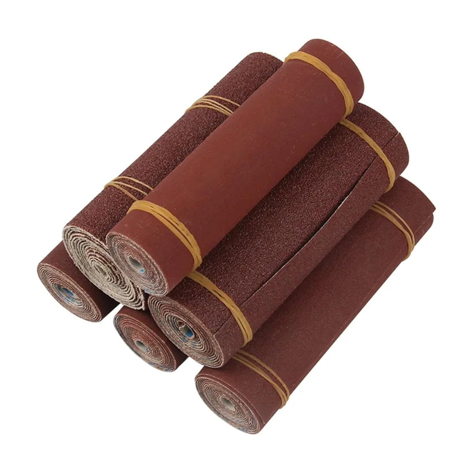Nastri abrasivi for levigatrice a nastro 5 pezzi 1 M Rotolo di tela smeriglio a grana 80-800 for lucidatura della lavorazione del legno dei metalli(100 Grit)