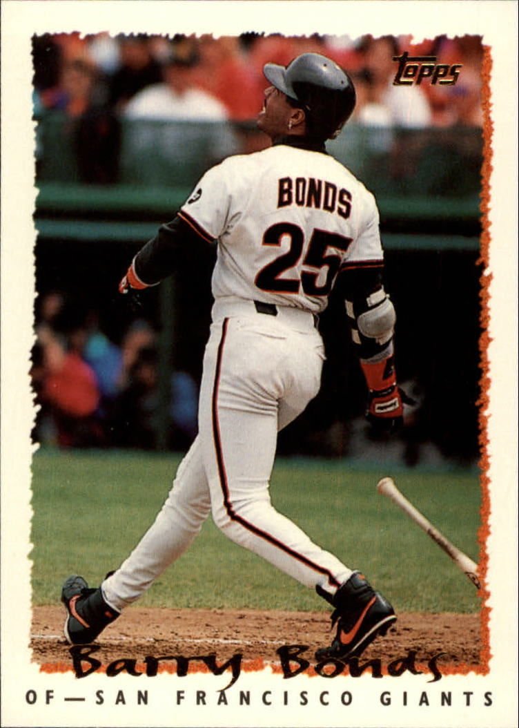 Amazon.com: 1995 Topps Barry Bonds #100 San Francisco Giants