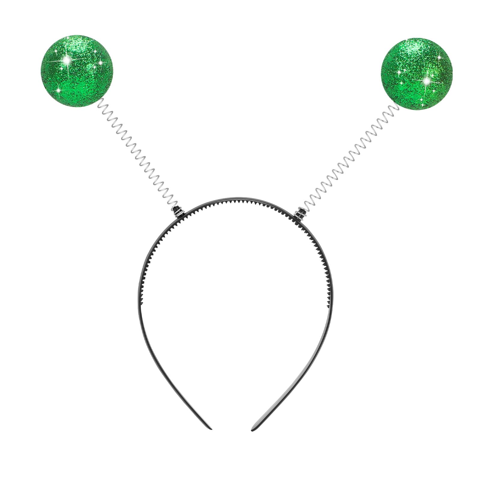 Etercycle Alien Headband, Halloween Headbands Alien Costume Accessories, Space Antenna Head Bands Boppers Ball for Christmas Theme Party Cosplay