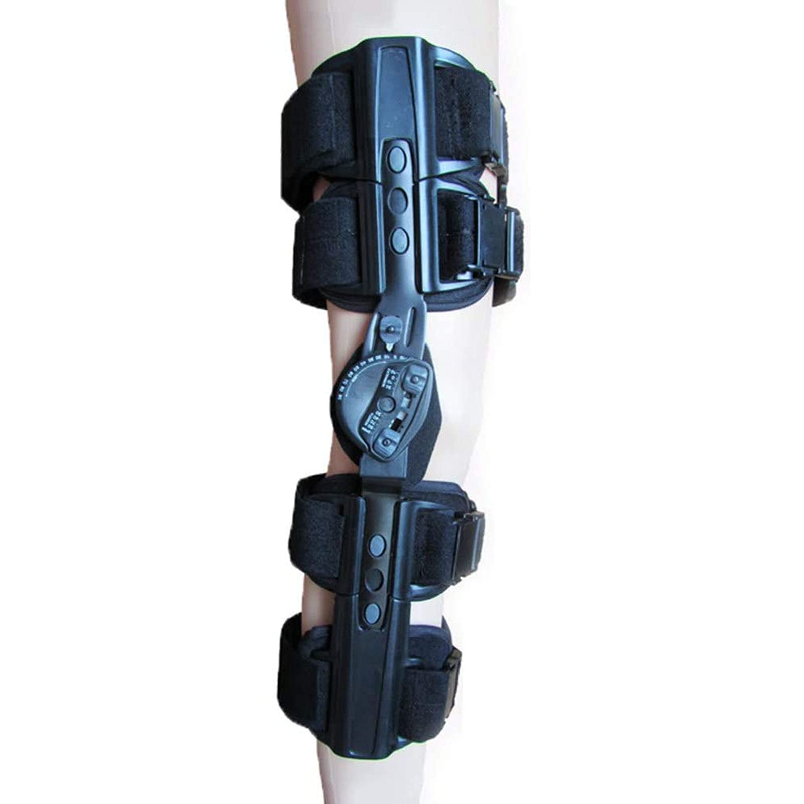 Rodillera articulada Ajustable Post Op Soporte de Rodilla ortesis inmovilizador Protector para Pierna Izquierda y Pierna Derecha, Tanto para Hombres como para Mujeres