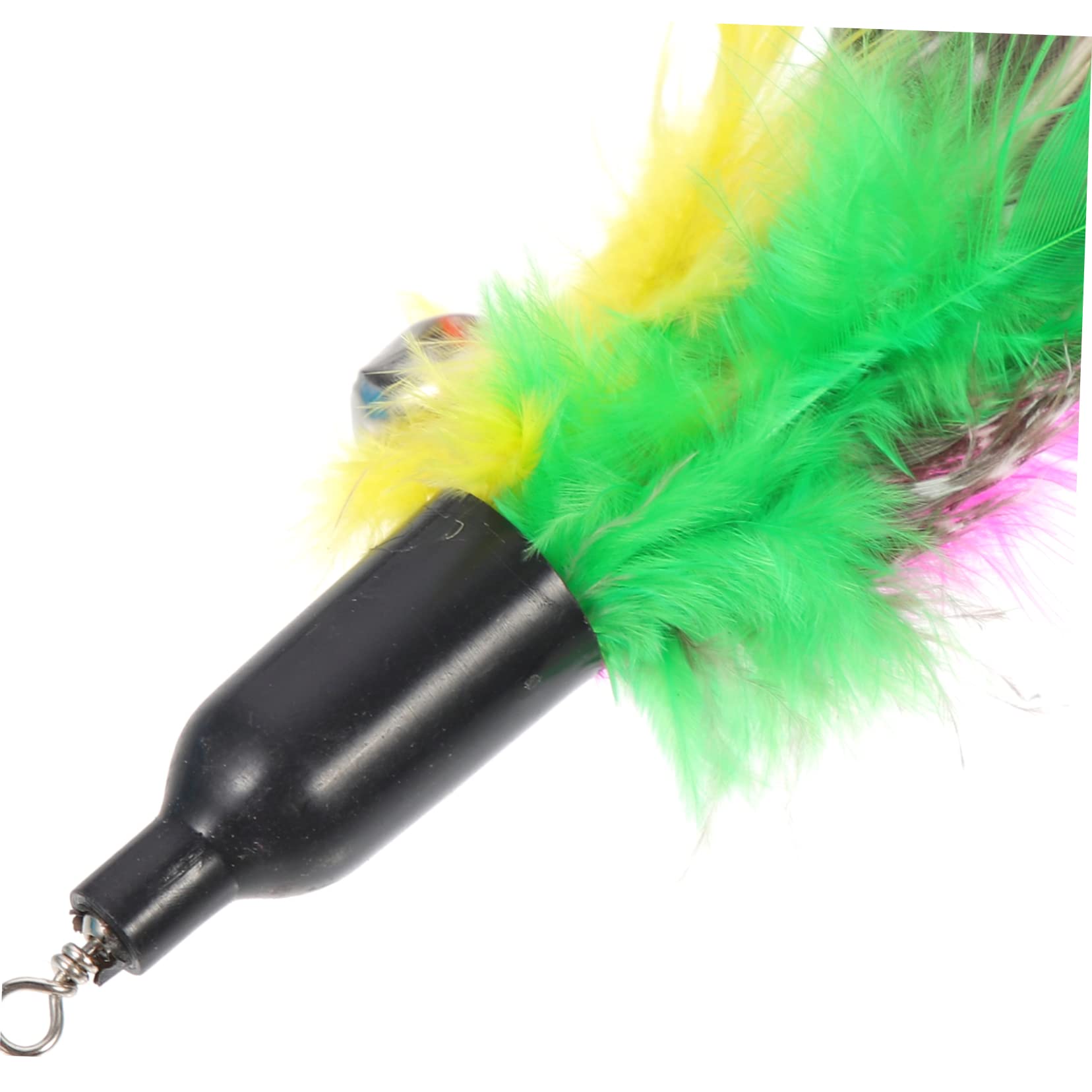 SUPVOX 4ensembles Canne Télescopique pour Chat avec Tête De Teasing De Jouets Interactifs pour Chats Stimule Instinct De Chasse Et Favorise Le Lien avec Votre Animal