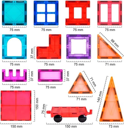 Miniatura 7 de Imanes de construcción para niños, bloques de construcción magnéticos, juego de imanes de construcción educativa para niños, aprendizaje, juguetes