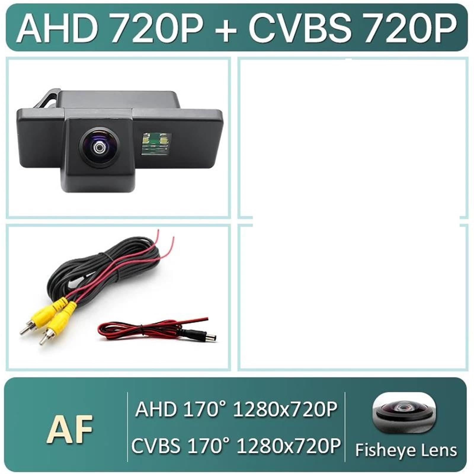 para Nissan para Qashqai para Pathfinder para Tiida para Patrol AHD1080P Luz De Matrícula Coche Cámara Visión Trasera Cámara Marcha Atras Coche(AHD720P-CVBS720P)