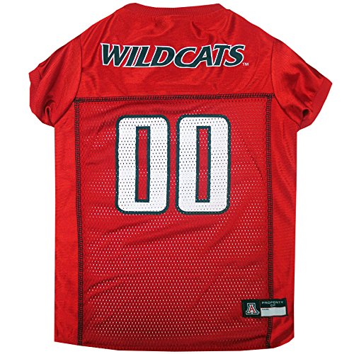 Image of Pets First Collegiate University of Arizona Wildcats Dog Mesh Jersey, Medium