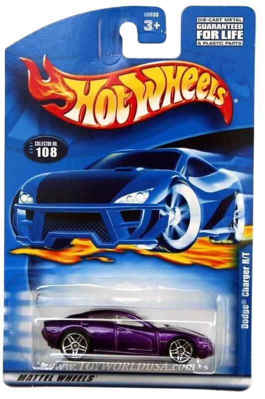 Image of Hot Wheels Dodge Charger R /T Mattel Wheels Ages 3 and Up #108 (Purple)