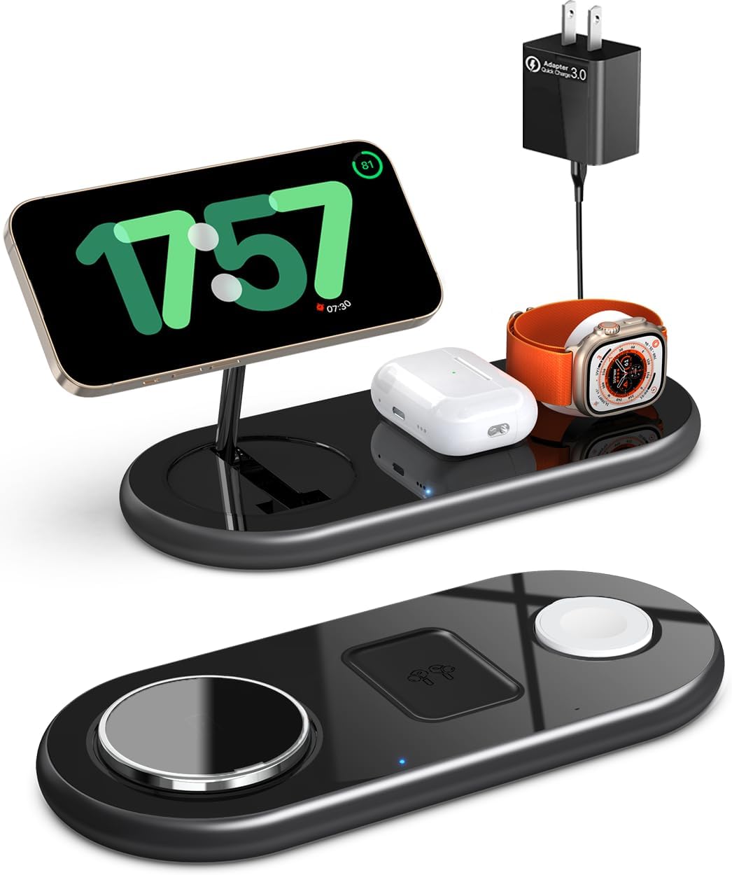 2024 Upgraded 3 in 1 Charging Station for Apple Devices