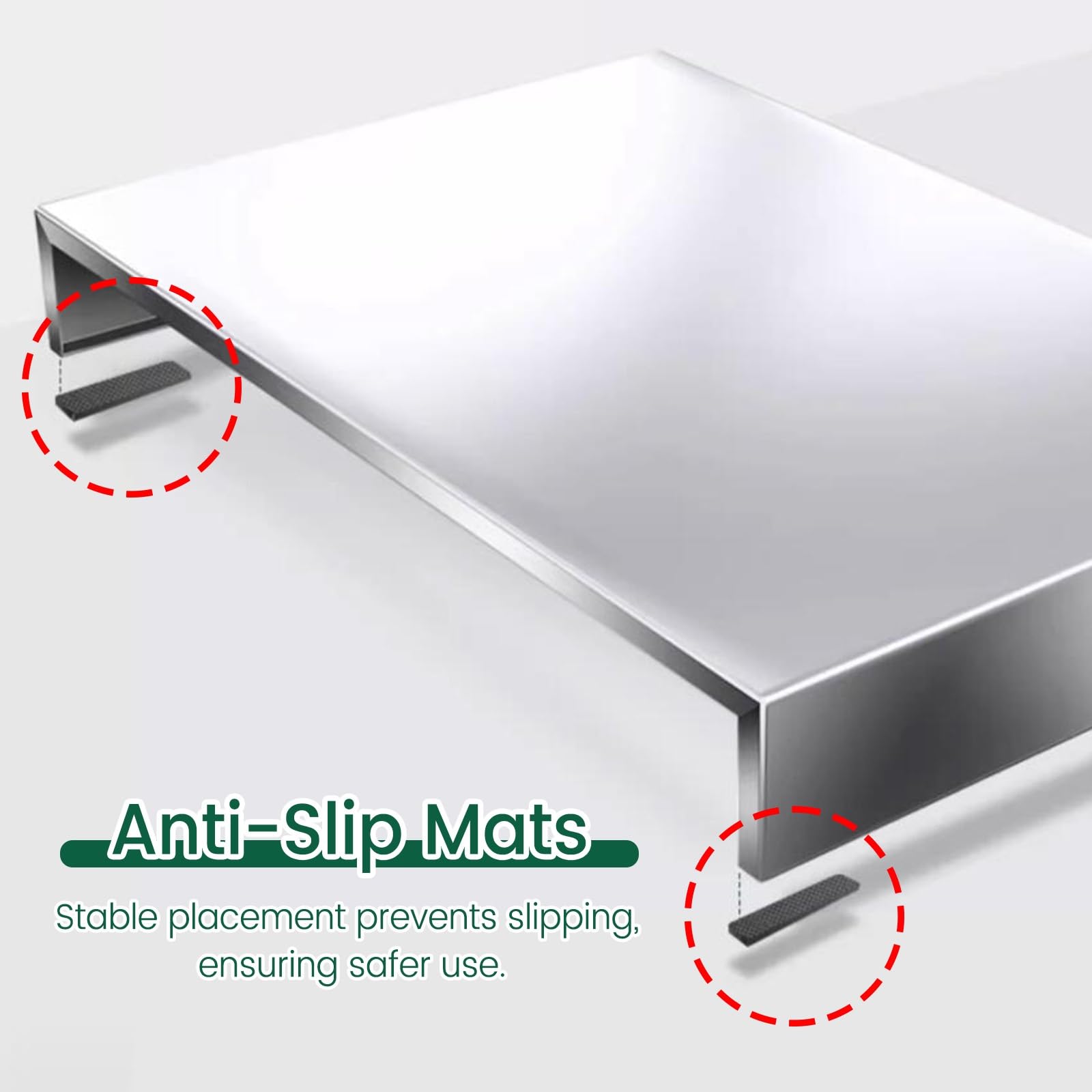 JYHHCYS Tapa encimera Gas Estante De Acero Inoxidable para Colocar sobre La Estufa, para Ahorrar Espacio En La Encimera, para Ampliar El Espacio De La Cocina, Resistente Al Calor(350x480x70mm)