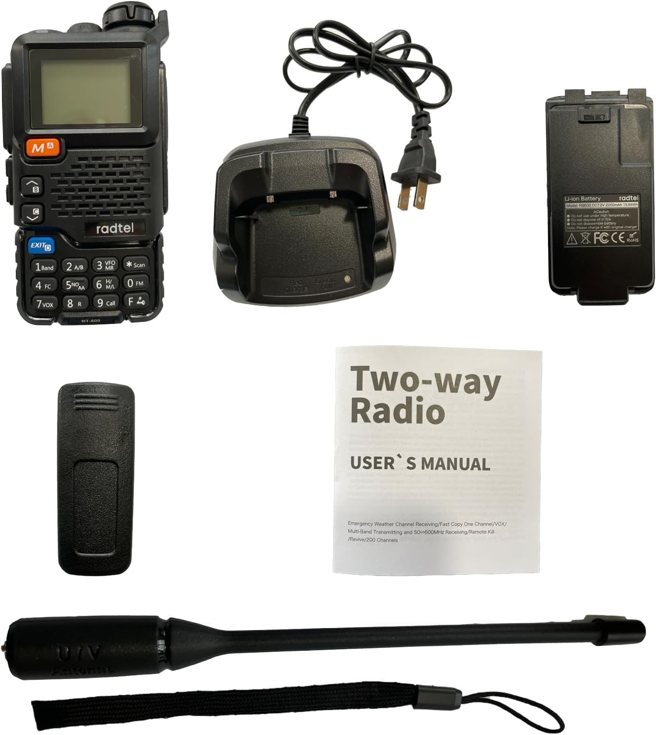 Radtel RT-600 Multi-Angle Views