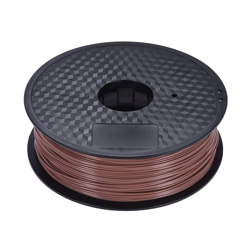 PLA-Filament für 3D-Drucker, 1 kg/Rolle 1,75 mm, für MakerBot Anet 3D-Drucker, 17 Farben optional braun