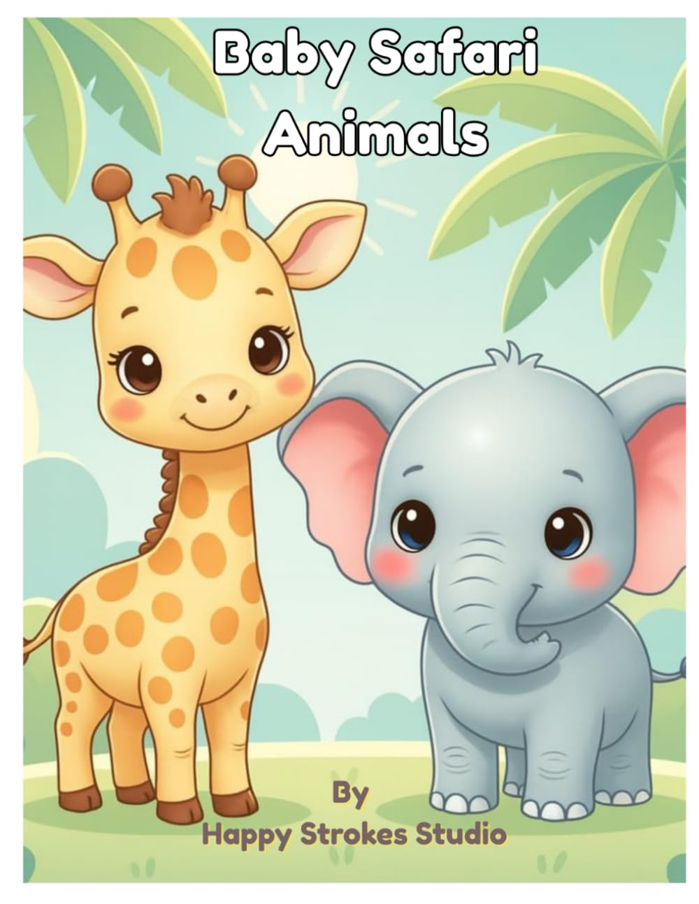 Baby Safari Animals: Cute Safari Coloring Book for Kids (Little Explorers Coloring Series)