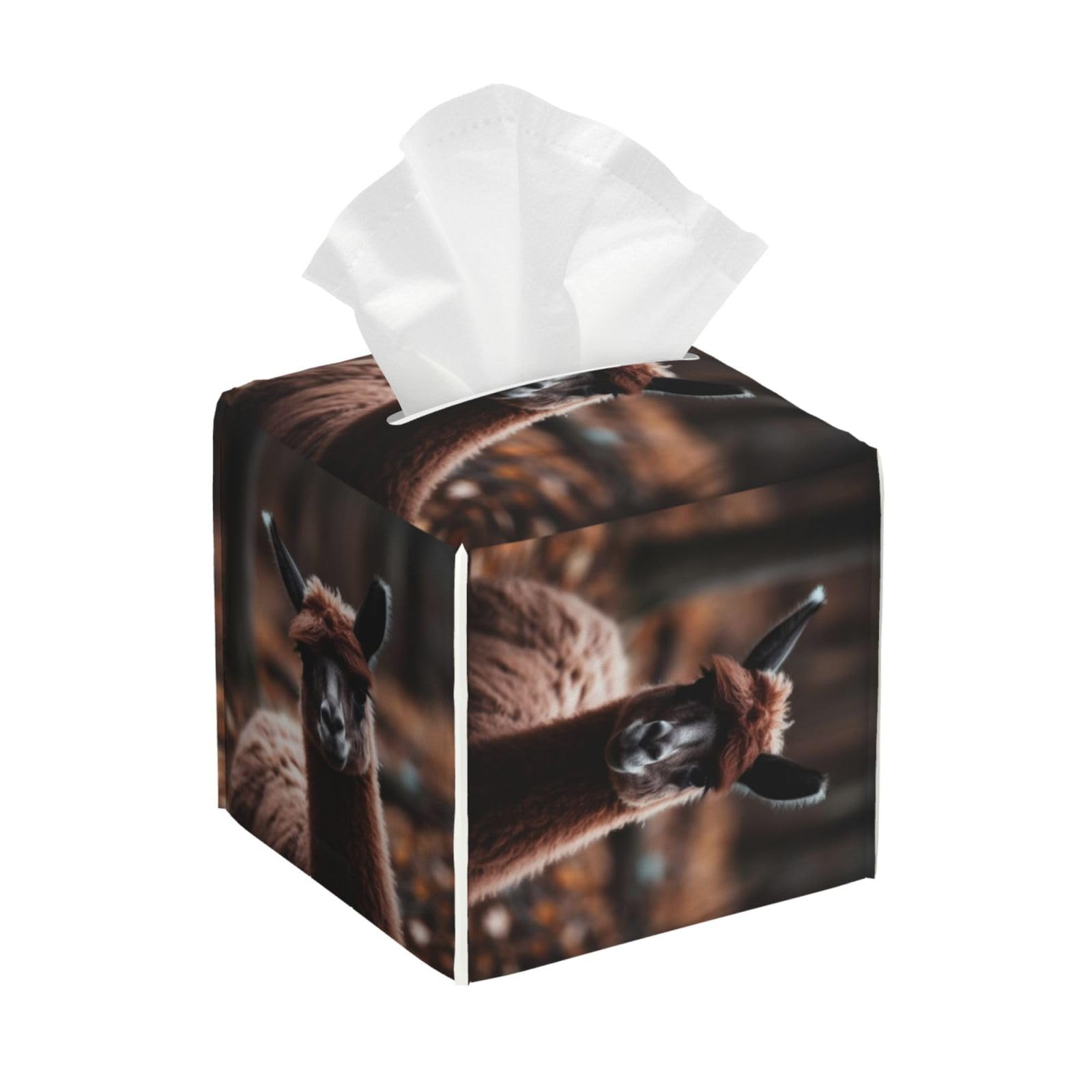 An Alpaca Tissue Box Cover Square Cube Boxes