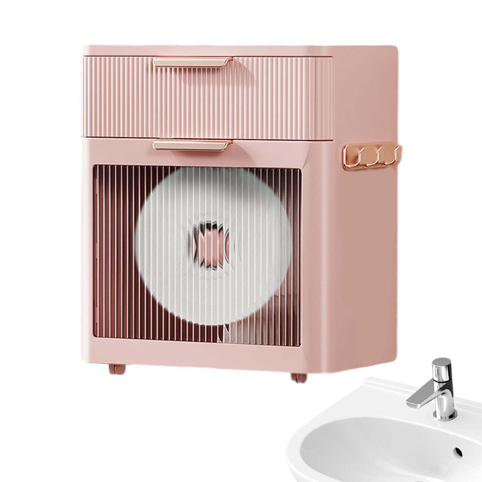 Toilet Paper Dispenser,Toilet Paper Holder Tissue Dispenser High-Capacity | Toilet Paper Storage Dustproof Bathroom Storage Organizer for Bathroom Commercial