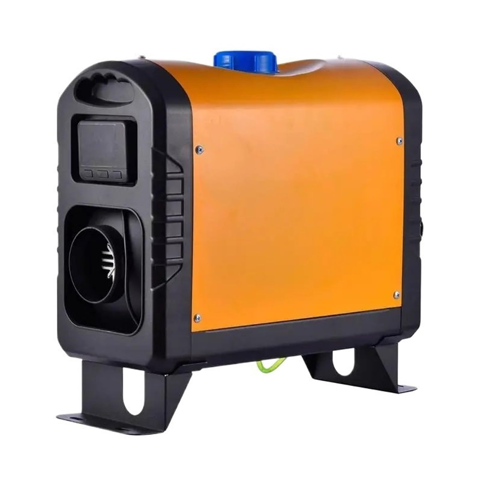 Nagrzewnica powietrza na olej napędowy, jednootworowa, postojowa, 24 V, 12 V, 5–8 kW, automatyczna, stała temperatura, szybkie nagrzewanie, niski poziom hałasu (12 V, 5–8 kW, pomarańczowy)