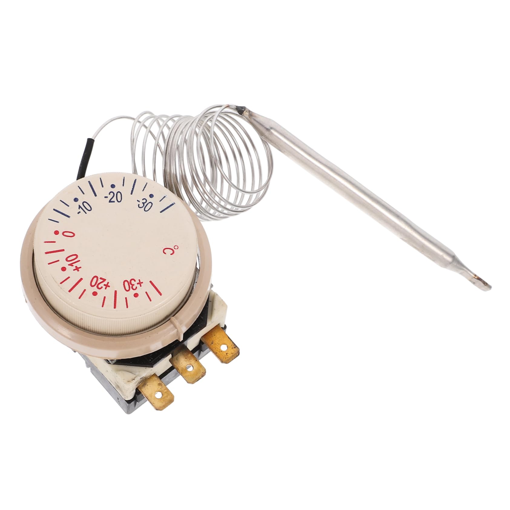 STOBAZA Thermometer for Fridge Refrigerator Temperature Gauge Universal Fridge Thermostat Electric Thermostat Replacement