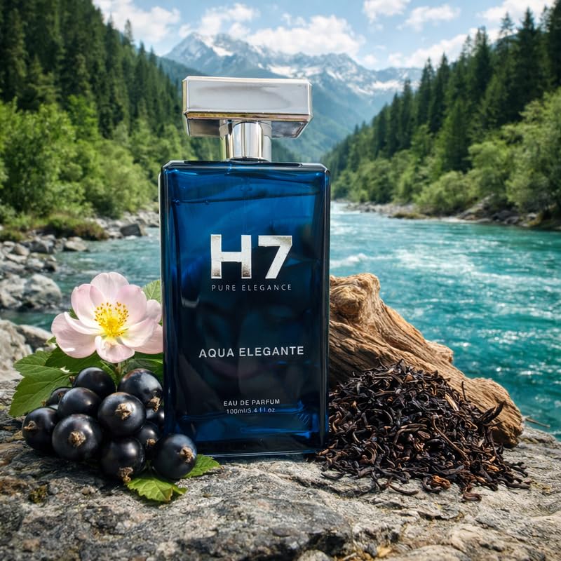 Image of Aqua Elegante & Dark Black Perfume for Women & Men | Luxury Long Lasting Unisex Signature Aroma | Premium Sophisticated Everyday Wear Perfume | 100ml (Aqua Elegante)