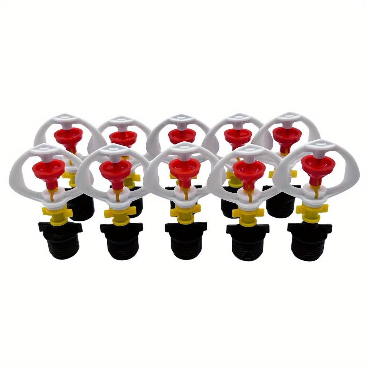 10Pcs Garden Irrigation Micro Flow Dripper,Sprinklers Emitter System Adjustable Micro Drip Head for Watering System