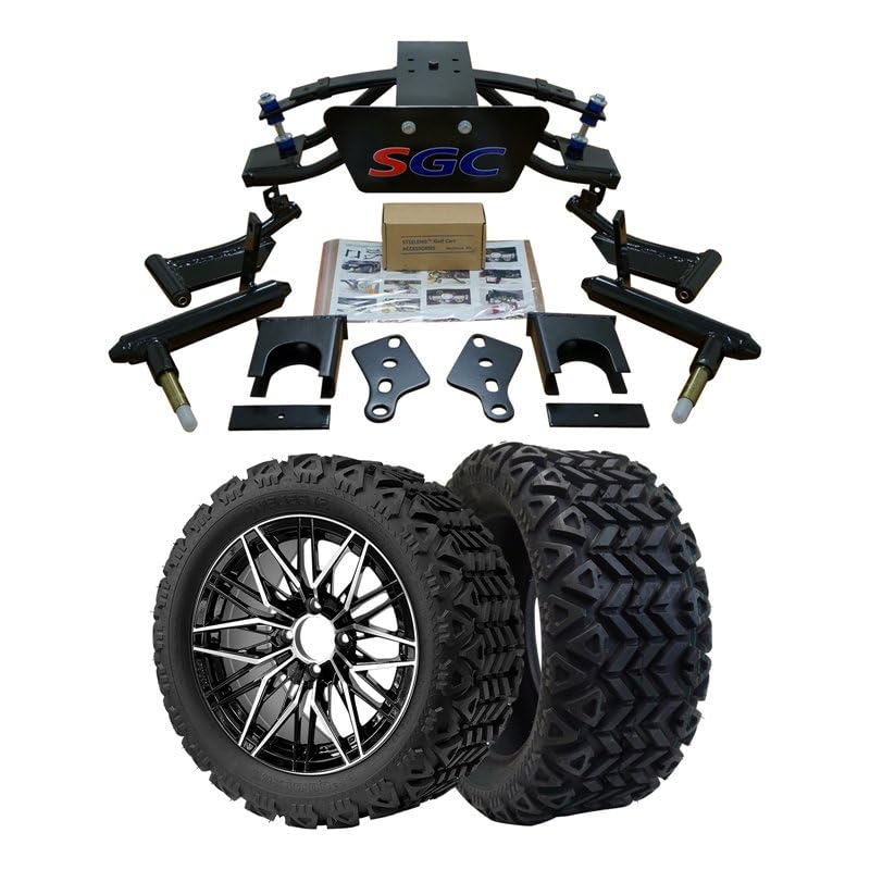Hardcore Parts 6 Heavy Duty Double A-Arm Suspension Lift Kit for Club Car PRECEDENT Golf Cart 2004 with