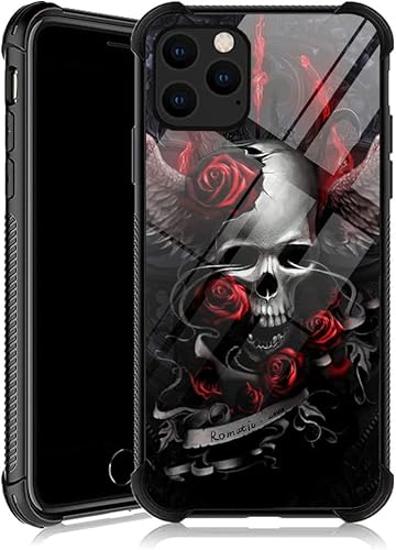 DJSOK Funda compatible con iPhone 13 Pro Max Romatic Love Roses Kull iPhone 13 Pro Max para hombres y mujeres diseño de parachoques trasero