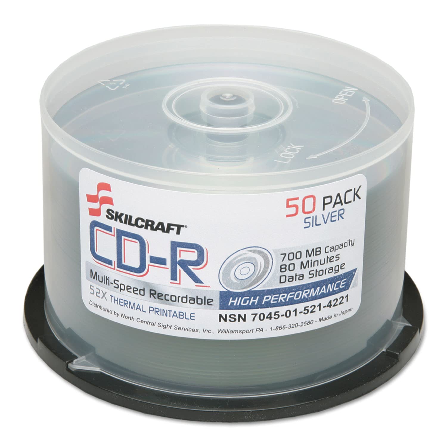 AbilityOne - 7045015214221 - CD-R Compact Disc Recordable - 50 per Box - 50 Units-image-12