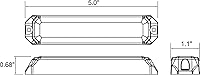 Vista 5 de Buyers Products 8891500 - Luz estroboscópica LED de 5 pulgadas, color ámbar
