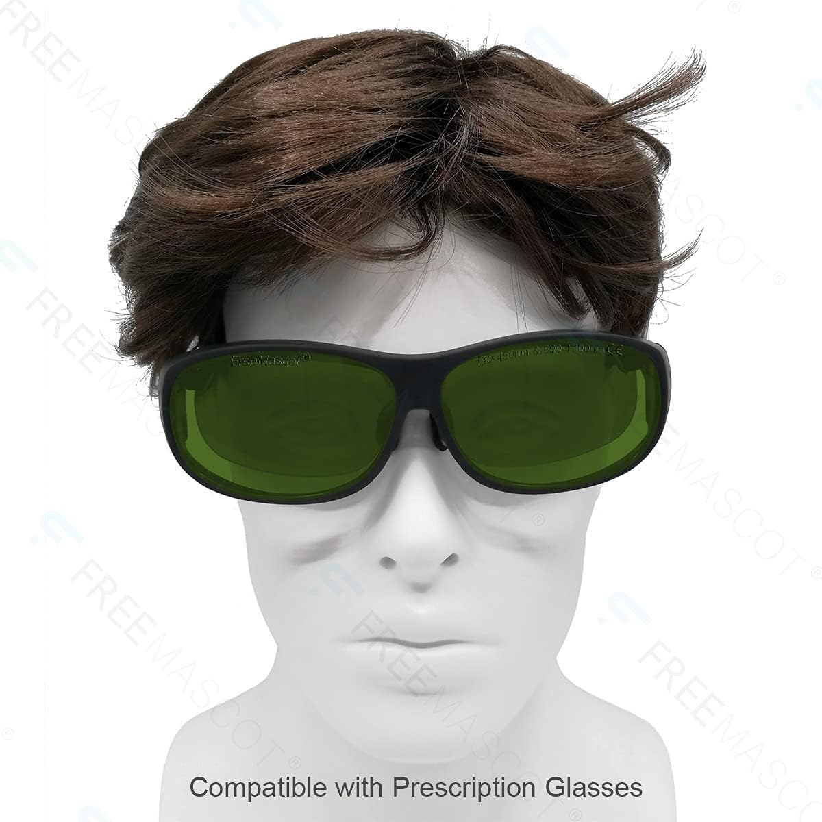 FreeMascot OD 6+ 190nm-450nm / 800nm-1700nm Wavelength Professional Laser Safety Glasses - Image 5