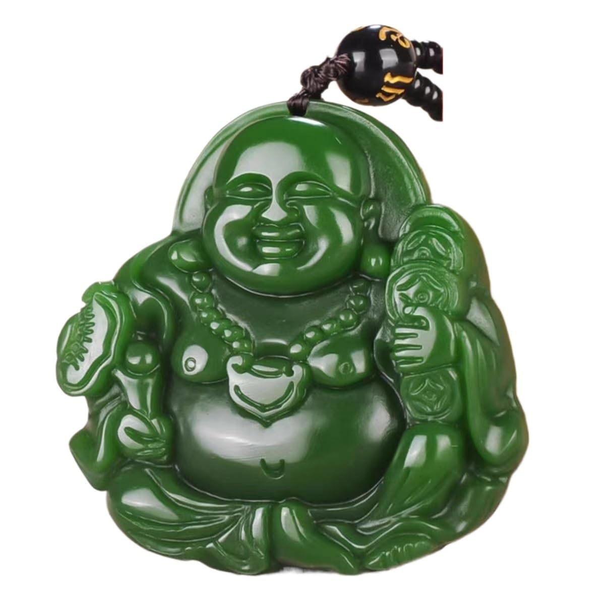 Collier en jade véritable pour retrouver calme et sérénité grâce à l'amulette