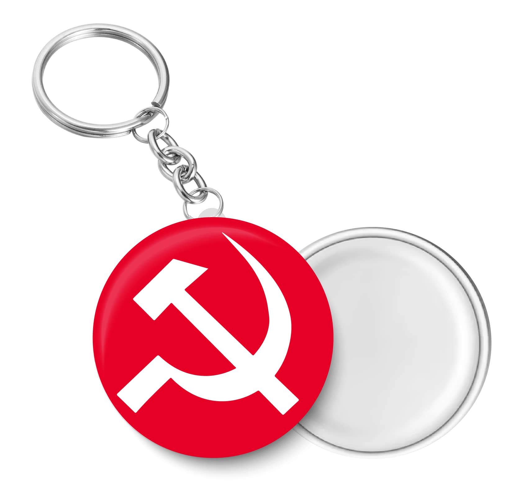 Communist Party of India I CPI I Key Chain (Plastic, Multicolor, 44mm)