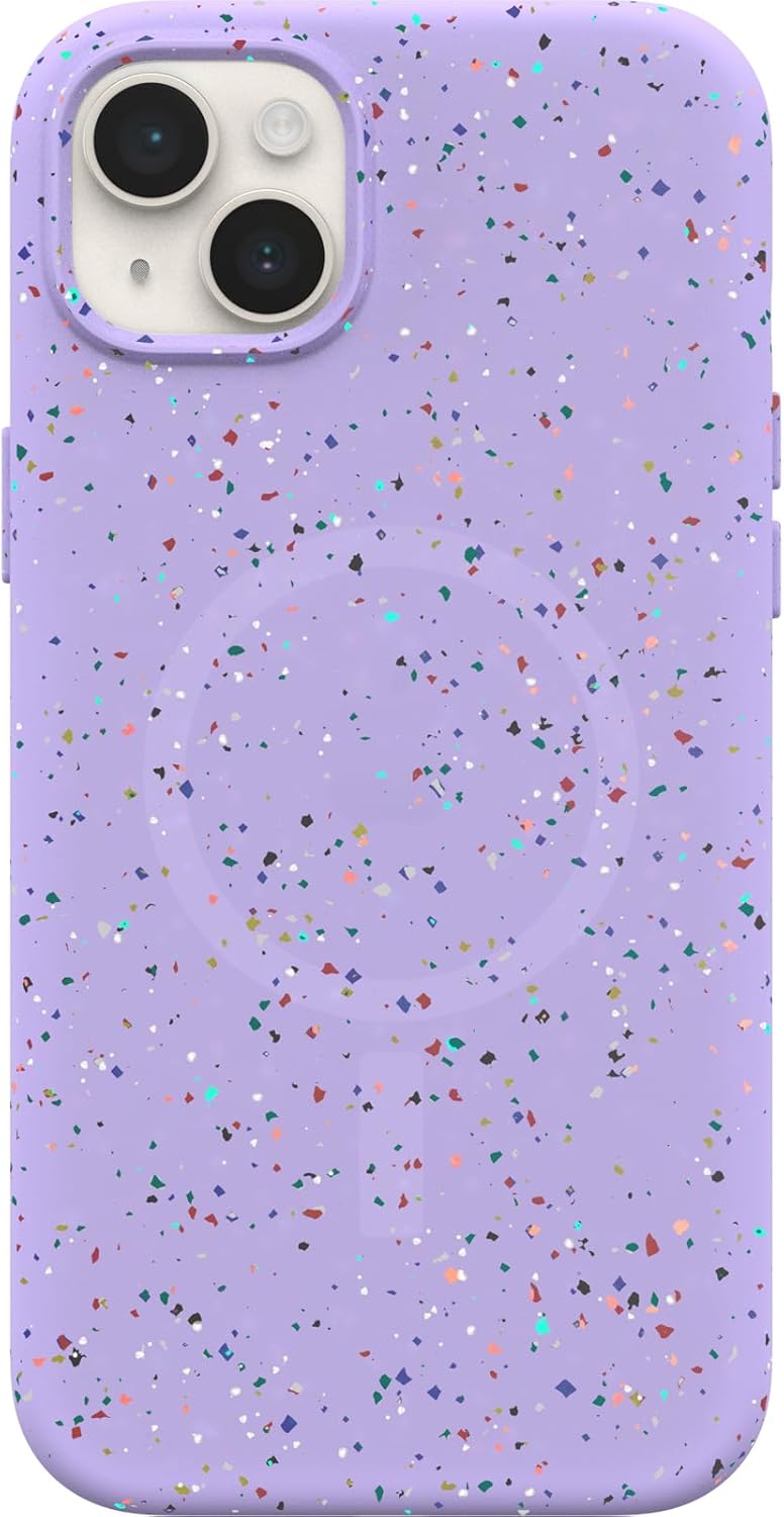 OtterBox iPhone 14 Plus Sustainable Series Case with MagSafe - Mardi GRAS (Purple), Shockproof, Drop Proof, Ultra-Slim, Protective Case