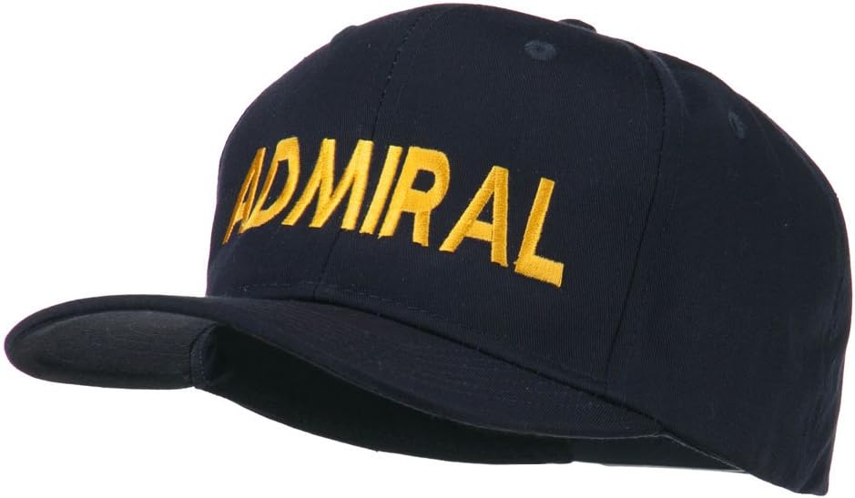 e4Hats.com Admiral Embroidered Cotton Twill Cap