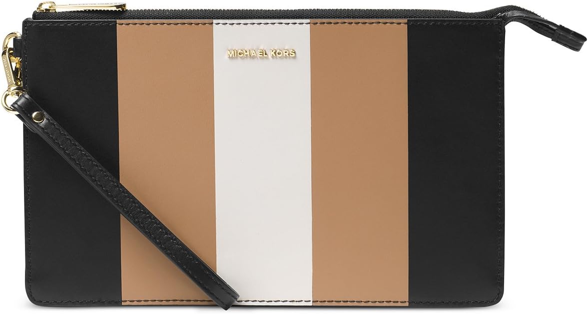 Michael Kors Multi-Stripe Daniela Large Wristlet