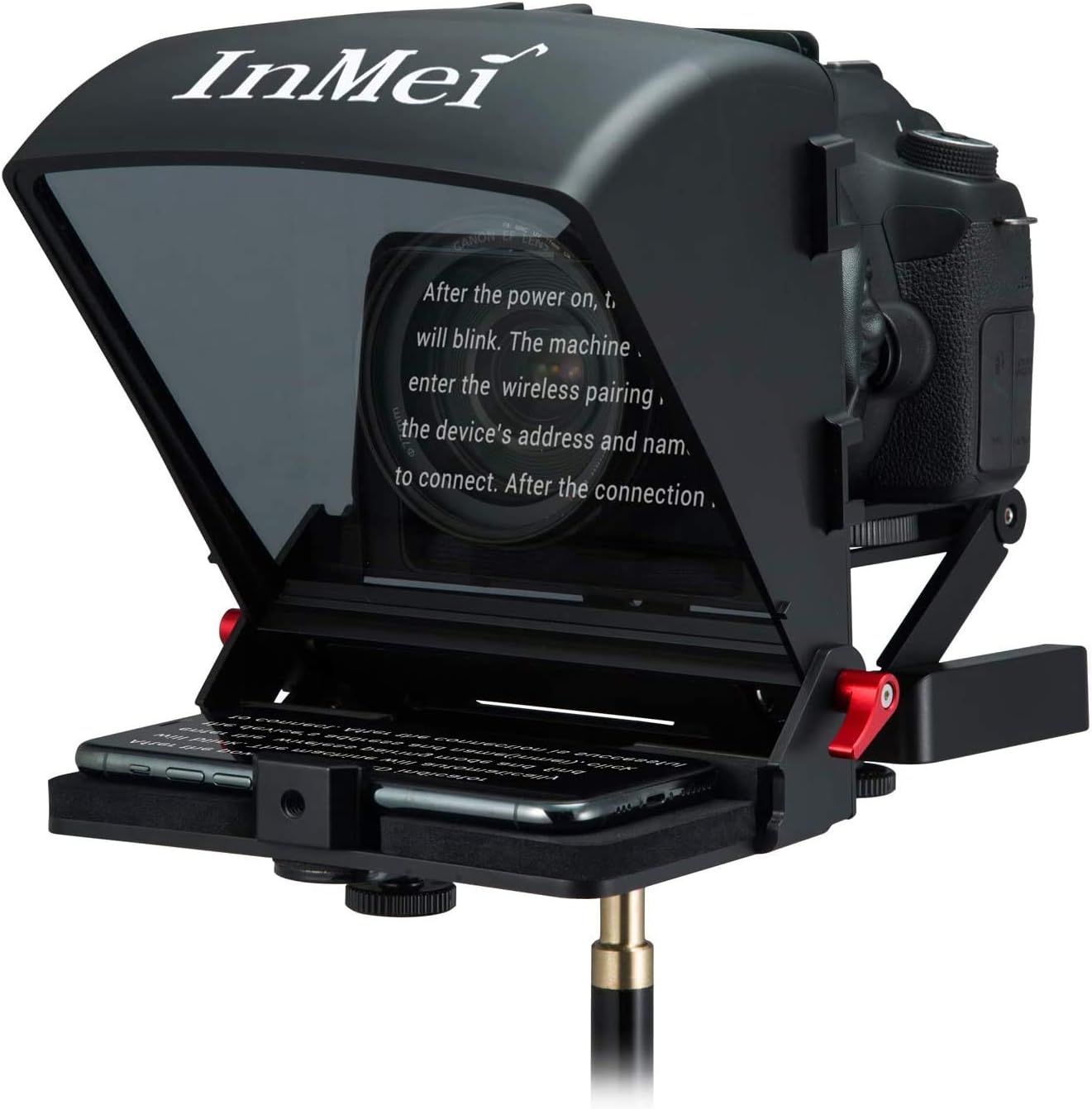 Teleprompter for Tablet/Camera/Smartphone, Inmei X1