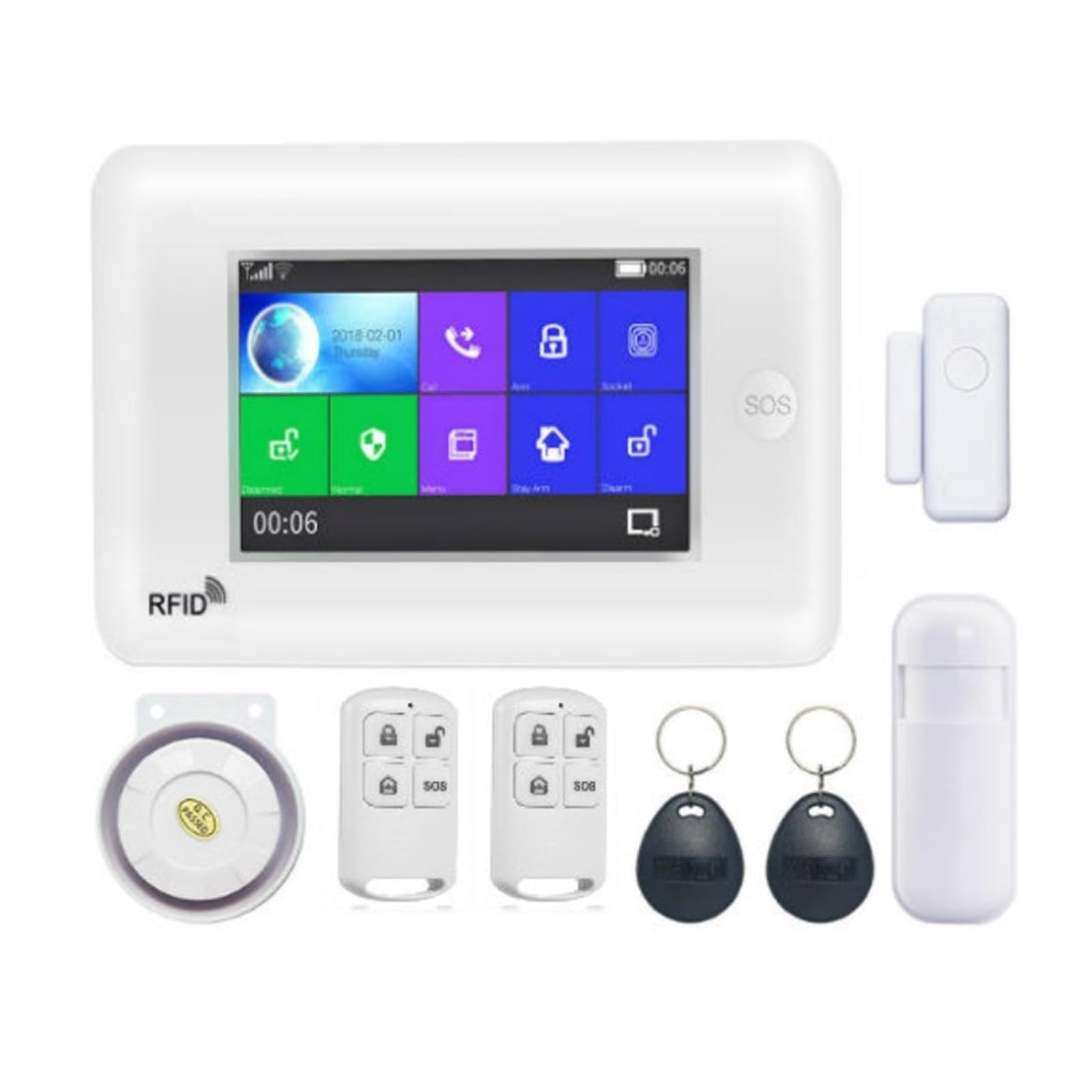 Alarma inteligente para casa WIFI 4G que protege su hogar mientras viaja