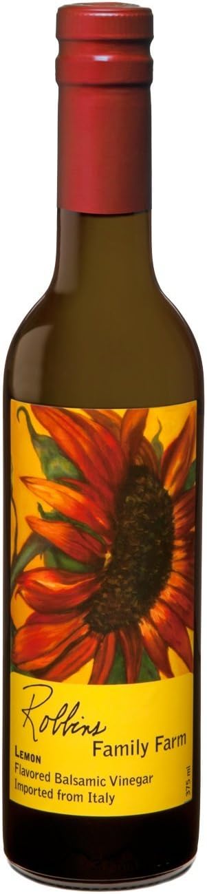 Robbins Family Farm Lemon White Balsamic Vinegar Aged 18 Years, 375 ml