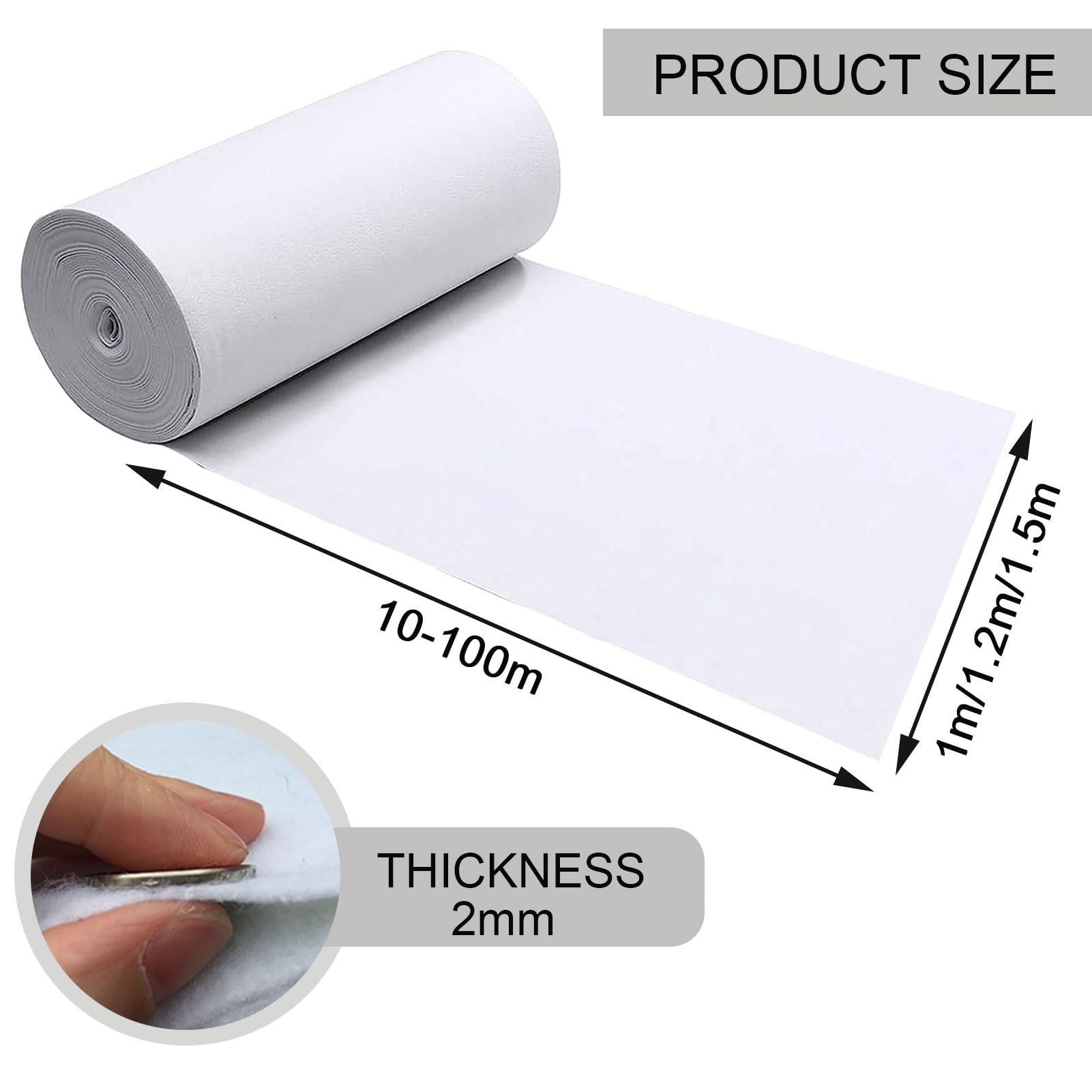Tapis d'allée pour cérémonie de mariage, 10 m, 20 m, 30 m, tapis blanc, tapis de sol antidérapant, rouleau de tapis de 2 mm d'épaisseur, pour les mariages, les décorations de fête d'église ( Size : 1x