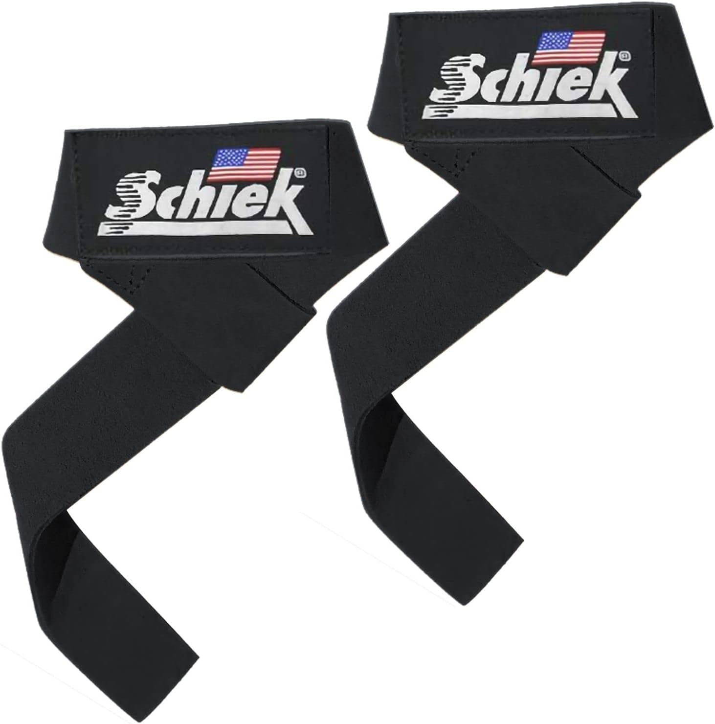 SchiekSports Model 1000LLS Leather Weight Lifting Straps